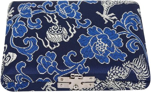 Alomejor Oboe s Case Oboe Case Holder with Wooden Silk Cloth Cover for 6 Pcs s(Blue) Luggage Strap in Kuwait