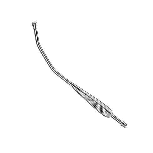 Yankauer Suction Tube, 11.75", Fixed Tip, Chrome in Saudi Arabia