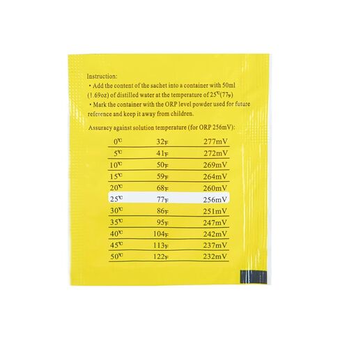 Kactoily 256mV ORP Calibration Powder, Easy Calibration, Individually Sealed, 5 Pack in Kuwait