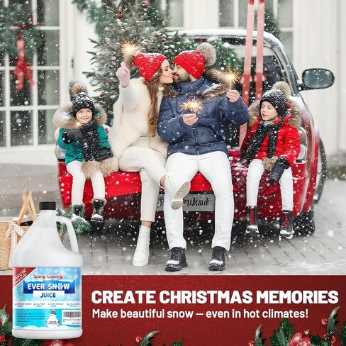 Hakuta Flakes Snow Machine Fluid, Long-Lasting Snow Juice 1 Gallon in Kuwait