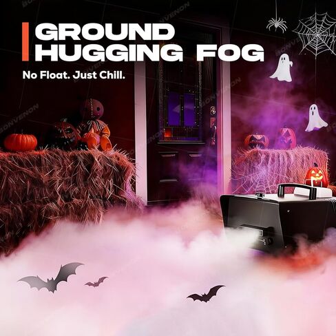 آلة ضباب منخفضة مع تسخين سريع عن بعد، ثلج جاف سهل التشغيل متوافق مع تأثيرات غرفة الهروب في حفلات الزفاف والهالوين in Kuwait