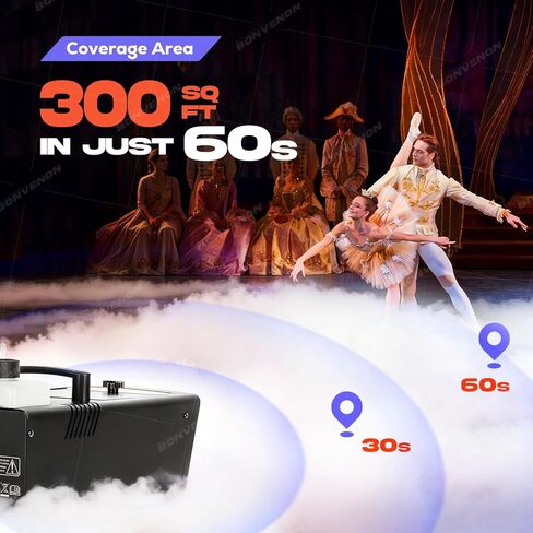 آلة ضباب منخفضة مع تسخين سريع عن بعد، ثلج جاف سهل التشغيل متوافق مع تأثيرات غرفة الهروب في حفلات الزفاف والهالوين in Kuwait