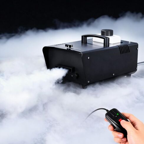 آلة ضباب منخفضة مع تسخين سريع عن بعد، ثلج جاف سهل التشغيل متوافق مع تأثيرات غرفة الهروب في حفلات الزفاف والهالوين in Kuwait