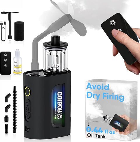 COLBOR CF3 Portable Fog Machine, Mini Handheld Smoke Machine for Photography with Magnetic RGB Color Lights Effect Remote Control Fogger for Indoor Outdoor Christmas Party Cosplay in Kuwait