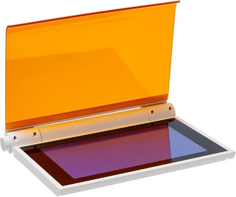 470nm Blue Light LED Transilluminator, Blue Light Gel Cutter for DNA, Protein Gels, with Angle Adjustable Amber Filter, Gel Electrophoresis Visualization, Light Intensity Adjustable in Kuwait