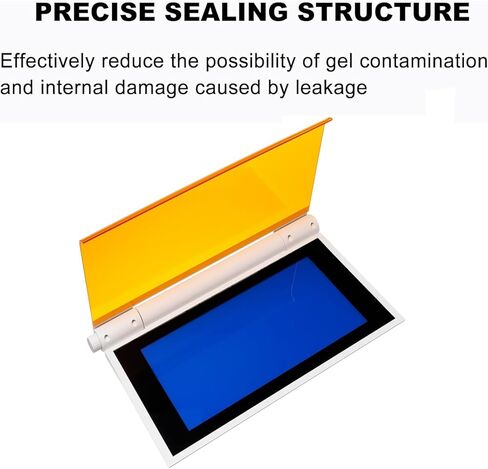 470nm Blue Light LED Transilluminator, Blue Light Gel Cutter for DNA, Protein Gels, with Angle Adjustable Amber Filter, Gel Electrophoresis Visualization, Light Intensity Adjustable in Kuwait