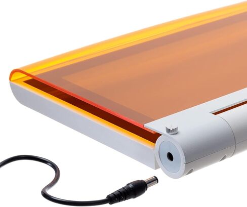 470nm Blue Light LED Transilluminator, Blue Light Gel Cutter for DNA, Protein Gels, with Angle Adjustable Amber Filter, Gel Electrophoresis Visualization, Light Intensity Adjustable in Kuwait