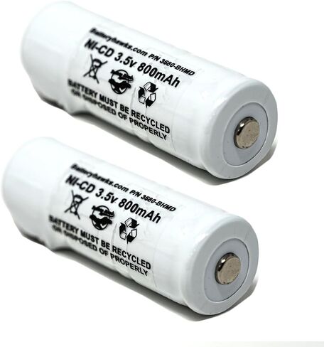 Battery Hawk (2 Pack) 72200 3.5V 800mAh Ni-CD Otoscope Medic 71000 71020 71010 1919-P-5020 N3675I B10097 B11355 in Saudi Arabia