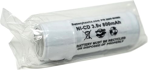 Battery Hawk (2 Pack) 72200 3.5V 800mAh Ni-CD Otoscope Medic 71000 71020 71010 1919-P-5020 N3675I B10097 B11355 in Saudi Arabia