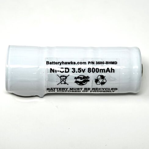 Battery Hawk (2 Pack) 72200 3.5V 800mAh Ni-CD Otoscope Medic 71000 71020 71010 1919-P-5020 N3675I B10097 B11355 in Saudi Arabia
