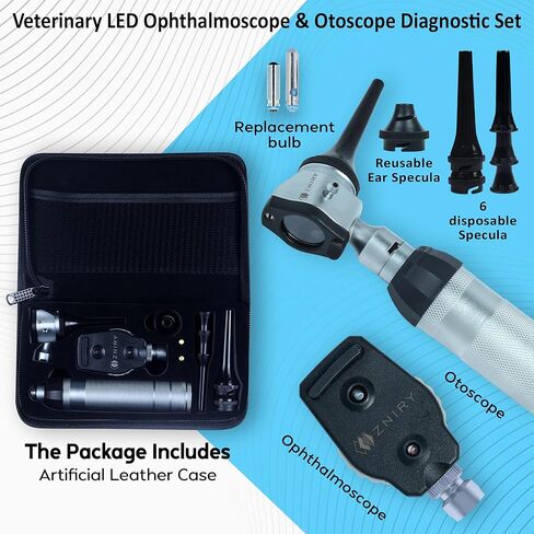 Veterinary Otoscope and Ophthalmoscope Diagnostic Set – Essential Medical Examination Kit" in Kuwait