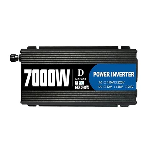 1pcs 7000W Inverter 12V/24V/48V to 110V/220V AC Overload Alarm & Cooling Fan for Construction Sites/Trucks Marine(24V to 220V(50HZ)) in Saudi Arabia