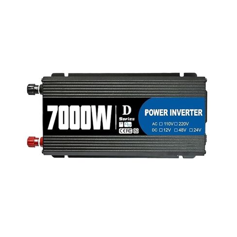 1pcs 7000W Inverter 12V/24V/48V to 110V/220V AC Overload Alarm & Cooling Fan for Construction Sites/Trucks Marine(24V to 220V(50HZ)) in Saudi Arabia