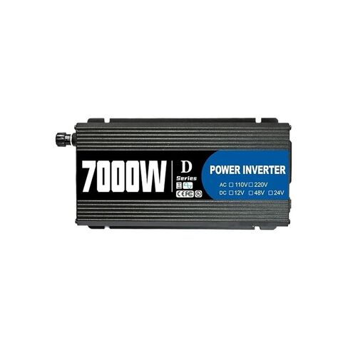 1pcs 7000W Inverter 12V/24V/48V to 110V/220V AC Overload Alarm & Cooling Fan for Construction Sites/Trucks Marine(24V to 220V(50HZ)) in Saudi Arabia