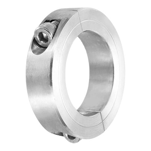 MECCANIXITY Shaft Collar 50mm Bore Double Split 304 Stainless Steel Clamping Shaft Collars for Industrial Automation Conveyor Belt Systems in Saudi Arabia