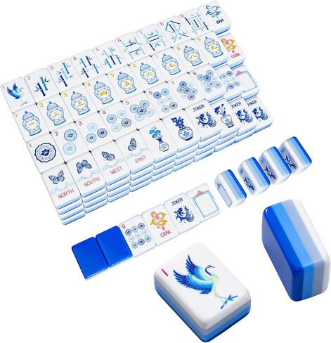 American Mahjong Tiles Set with 166 Quality Acrylic Tiles (1.2", Tiles Only), Mahjongg Game Set in Kuwait