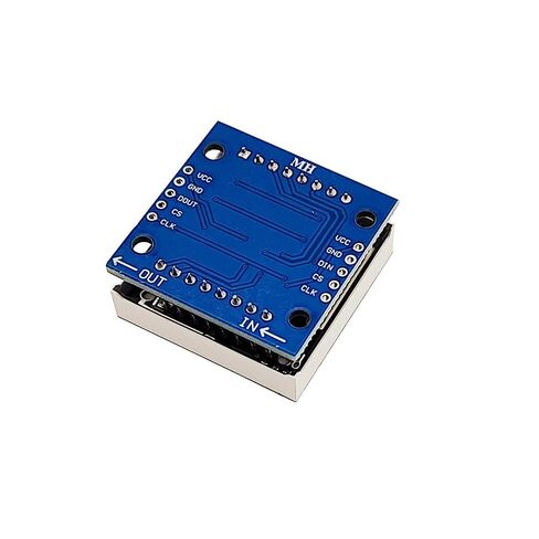 MAX7219 8x8 Dot Matrix LED Display Module 5V MCU Control LED Dot Matrix for Arduino Raspberry Pi (Blue, 4 Pack) in Kuwait