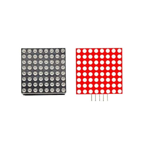 MAX7219 8x8 Dot Matrix LED Display Module 5V MCU Control LED Dot Matrix for Arduino Raspberry Pi (Blue, 4 Pack) in Kuwait