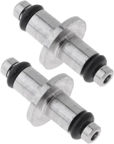 misppro 2pcs Scuba Diving High Pressure HP Swivel Spool W/O- for SPG Gauges 9mm 0.35inch Outer Diameter 18mm 0.71inch Length in Saudi Arabia