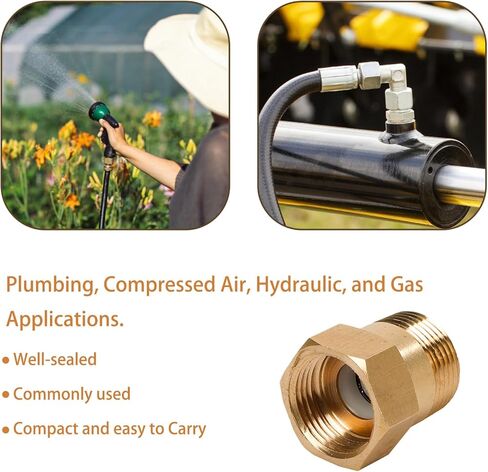 2 قطعة صمام فحص نحاسي ذو اتجاه واحد عدم إرجاع 3/4 "أنثى إلى 3/4" صمام فحص مانع التدفق الخلفي للذكر in Kuwait