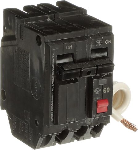 قاطع دائرة ABB Q-Line® THQL2160GFT2 60A • قاطع خطأ أرضي مزدوج القطب بقدرة 60 أمبير مع اختبار ذاتي • قاطع دائرة خطأ أرضي ثنائي القطب • مفتاح أمان كهربائي in Saudi Arabia