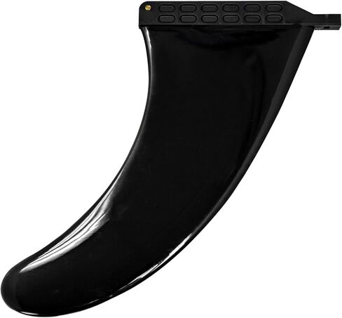 Boardworks 9" Dolphin Longboard and SUP Fin - Fiberglass-Reinforced Nylon Construction - Durable - Black - 9' in Kuwait