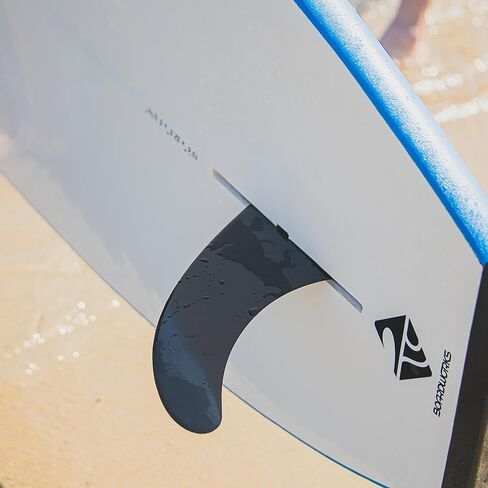 Boardworks 9" Dolphin Longboard and SUP Fin - Fiberglass-Reinforced Nylon Construction - Durable - Black - 9' in Kuwait
