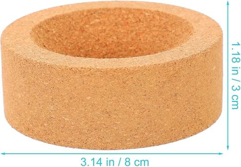 2pcs Cork round Bottom Flask Stand 80mm Laboratory Flask Support Holder Pad for Experimental Glassware Base Holder in Saudi Arabia