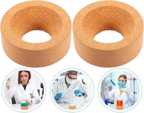2pcs Cork round Bottom Flask Stand 80mm Laboratory Flask Support Holder Pad for Experimental Glassware Base Holder in Saudi Arabia