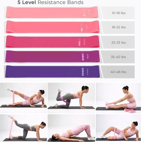 Pilates Set Kit, 13 Pcs. Pilates Equipment with Resistance Bands, Pilates Ball and Ring for Full Body Workout, Home Pilates Kit for Women in Saudi Arabia