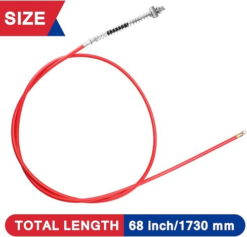68'' Mini Bike Drum Brake Cable for Baja Warrior Mb165 Mb200 Yerf-Dog Coleman CT200U BT200X CT200u-ex Massimo MB200 Hensim Motorsports Predator 212cc Engine Mini Bike Red in Kuwait