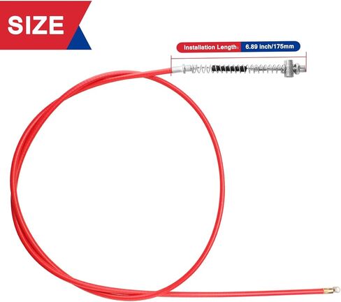 68'' Mini Bike Drum Brake Cable for Baja Warrior Mb165 Mb200 Yerf-Dog Coleman CT200U BT200X CT200u-ex Massimo MB200 Hensim Motorsports Predator 212cc Engine Mini Bike Red in Kuwait