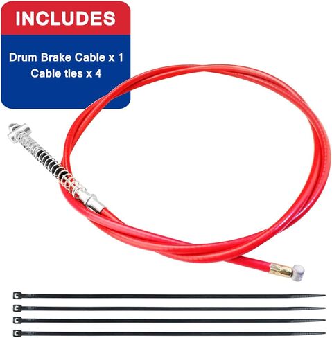 68'' Mini Bike Drum Brake Cable for Baja Warrior Mb165 Mb200 Yerf-Dog Coleman CT200U BT200X CT200u-ex Massimo MB200 Hensim Motorsports Predator 212cc Engine Mini Bike Red in Kuwait