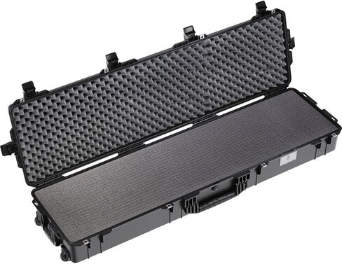 Pelican 1755AirWF Wheeled Hard Case with Foam Insert, Black in Saudi Arabia