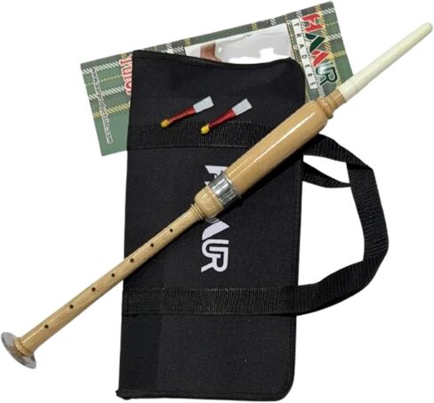 Practice Chanter Premium Natural Finish with carrying Bag in Kuwait