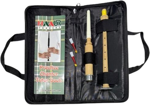 Practice Chanter Premium Natural Finish with carrying Bag in Kuwait