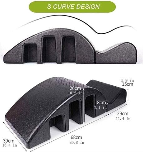 Spine Supporters Pilates Arc Foam, Detachable Corrector Barrel, Yoga Massage Bed Table, Balanced Body Manual, Kyphosis Correction Machine Reformer Scientific Adjust Curve in Saudi Arabia