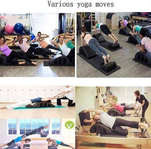 Spine Supporters Pilates Arc Foam, Detachable Corrector Barrel, Yoga Massage Bed Table, Balanced Body Manual, Kyphosis Correction Machine Reformer Scientific Adjust Curve in Saudi Arabia