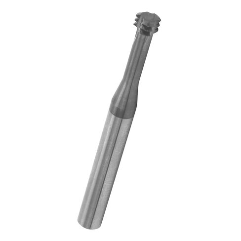 Milling Cutter Thread Milling Cutter Router Bit 3 Tooth Tungsten Steel Thread Engraving Tool M8x1.25xD6x60 for Machining Planes Grooves Forming Surfaces on Milling Machines in Kuwait