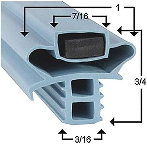 Delfield D4432N12M Door Commercial Refrigeration Gasket – Made in The USA – Premium Quality – Easy to Install in Saudi Arabia