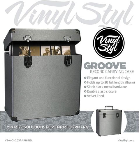 حقيبة حمل للسفر من الفينيل ستايل جروف مقاس 12 بوصة (جرافيت) in Kuwait