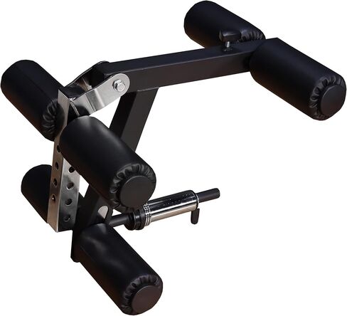 مرفق تمديد الساق DF106 - قابل للتعديل بالكامل لتدريب الساق المعزولة في صالة الألعاب الرياضية المنزلية - سعة 300 رطل - لوحة محملة باللوحة القياسية والأولمبية لتدريب القوة من Deltech Fitness in Kuwait