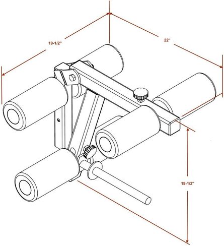 مرفق تمديد الساق DF106 - قابل للتعديل بالكامل لتدريب الساق المعزولة في صالة الألعاب الرياضية المنزلية - سعة 300 رطل - لوحة محملة باللوحة القياسية والأولمبية لتدريب القوة من Deltech Fitness in Kuwait
