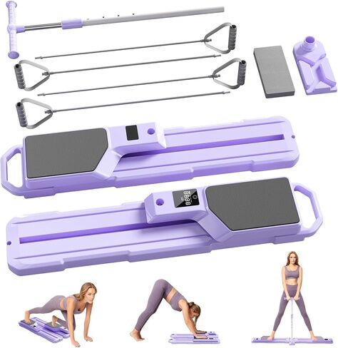 معدات تمرين آلة التزلج القابلة للطي، آلة تمرين الساق، لوح بيلاتيس متعدد الوظائف، آلة إصلاح بيلاتيس in Kuwait