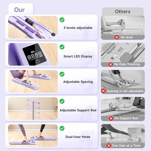 معدات تمرين آلة التزلج القابلة للطي، آلة تمرين الساق، لوح بيلاتيس متعدد الوظائف، آلة إصلاح بيلاتيس in Kuwait