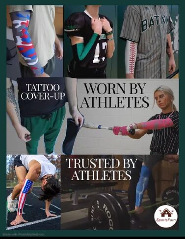 Solid Red Compression Sports Arm Sleeve - Custom Jersey Name & Number in Kuwait