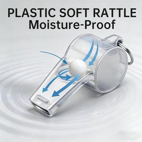 صافرة، صفارة رياضية من الفولاذ المقاوم للصدأ مع حبل للمدربين والحكام والمسؤولين والمعلمين ورجال الإنقاذ in Kuwait