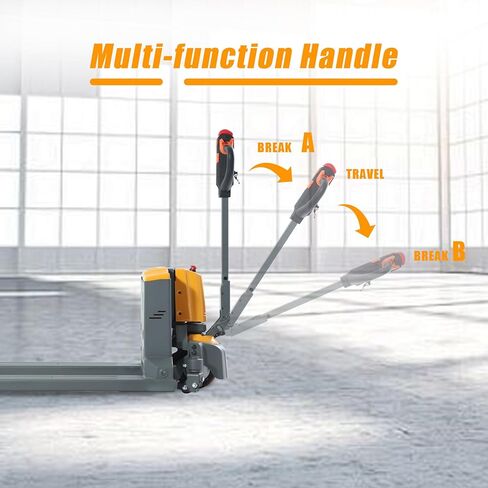 APOLLOLIFT رافعة منصة نقالة كهربائية كاملة سعة 3300 رطل 48 بوصة × 27 بوصة حجم شوكة تعمل بالطاقة اللاسلكية رافعة منصة نقالة بطارية ليثيوم شاحنة البليت in Kuwait