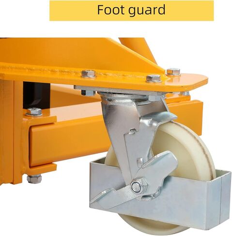 APOLLOLIFT Manual Pallet Stacker with Straddle Legs 1100lbs Capacity 63" Lift Height Adjustable Forks in Saudi Arabia