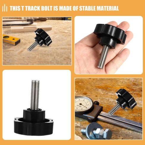 Hexagonal Handle Clamping Screw Knob for Patio Umbrella Parts T Track Bolts Replacement Hardware Ergonomic Grip 2.28X1.81X1.81In in Saudi Arabia